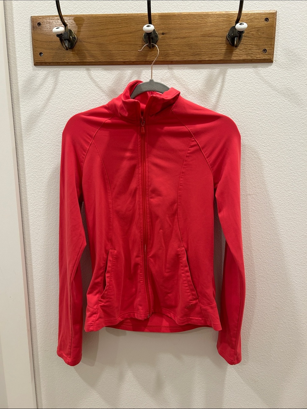 Women’s adidas dark pink Full-Zip Active Jacket